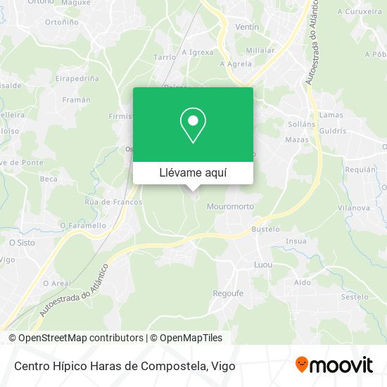 Mapa Centro Hípico Haras de Compostela