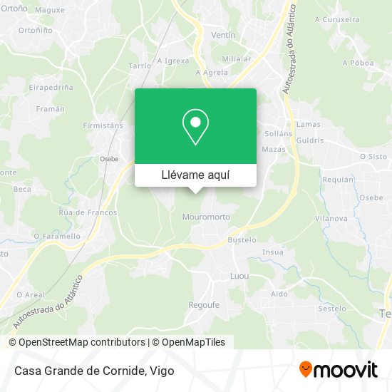 Mapa Casa Grande de Cornide