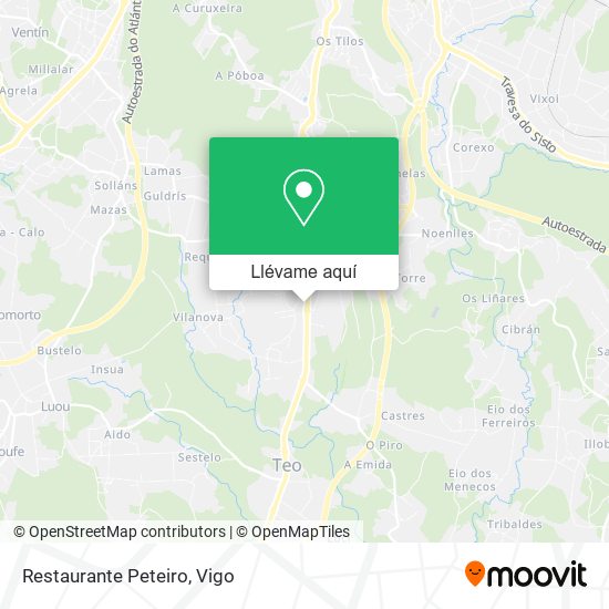 Mapa Restaurante Peteiro