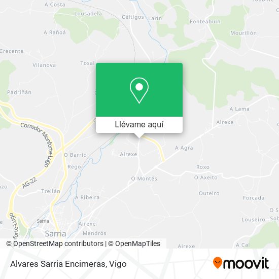 Mapa Alvares Sarria Encimeras