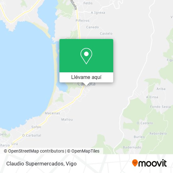 Mapa Claudio Supermercados