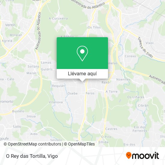 Mapa O Rey das Tortilla