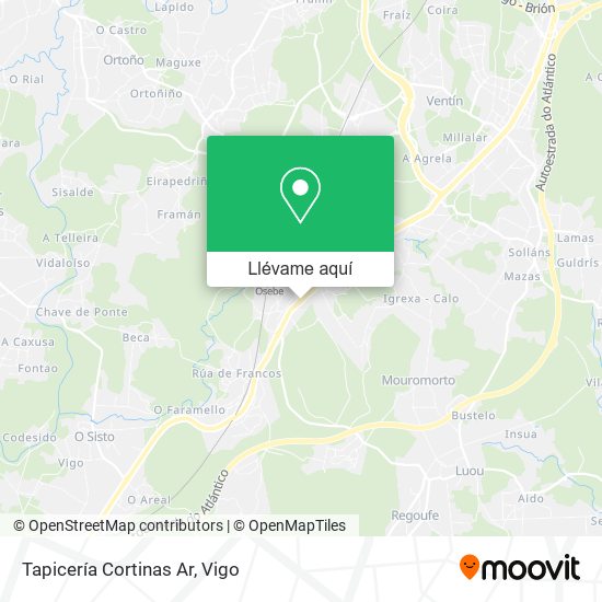 Mapa Tapicería Cortinas Ar