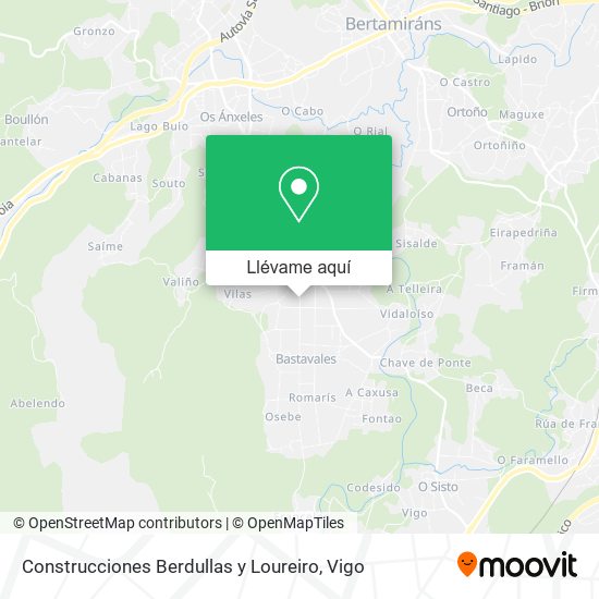 Mapa Construcciones Berdullas y Loureiro