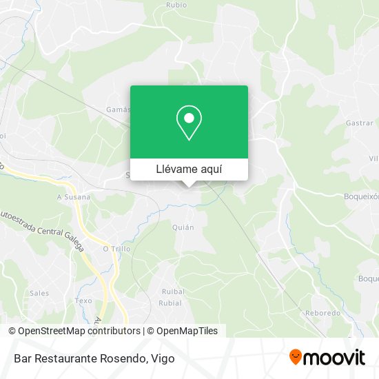 Mapa Bar Restaurante Rosendo