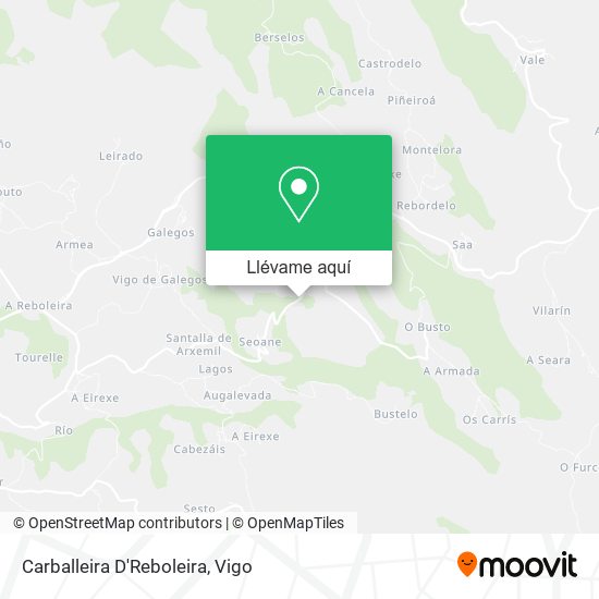 Mapa Carballeira D'Reboleira
