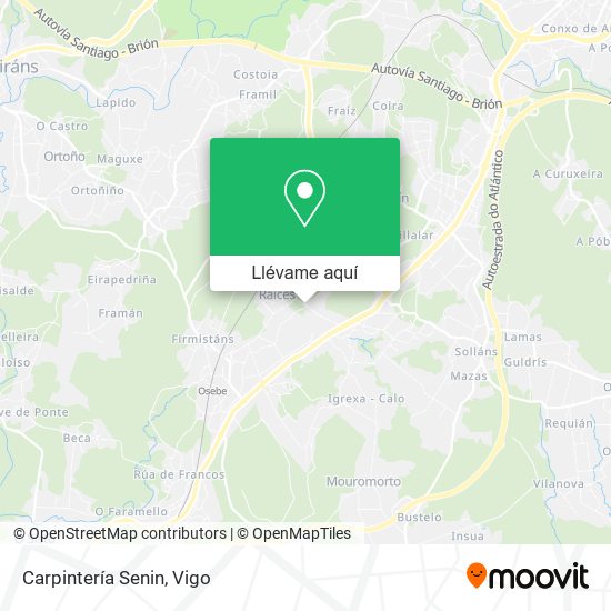 Mapa Carpintería Senin