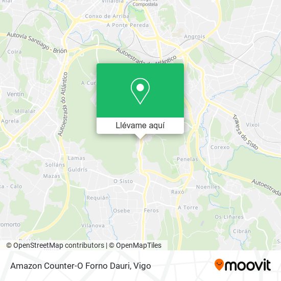 Mapa Amazon Counter-O Forno Dauri
