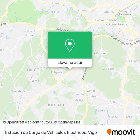 Mapa Estación de Carga de Vehículos Eléctricos