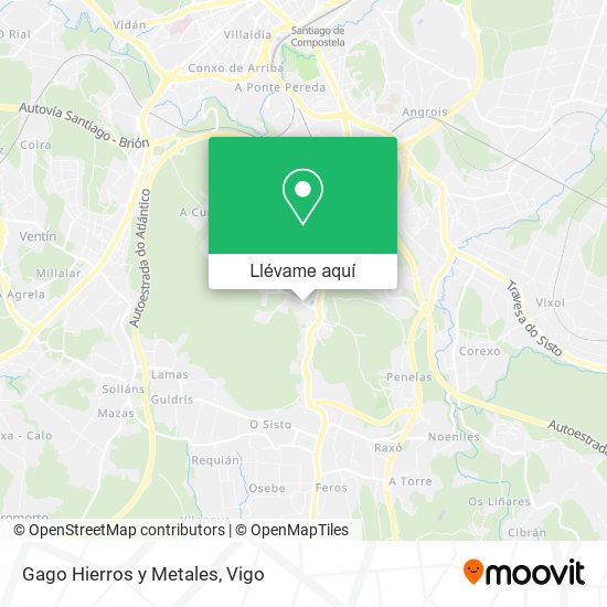 Mapa Gago Hierros y Metales