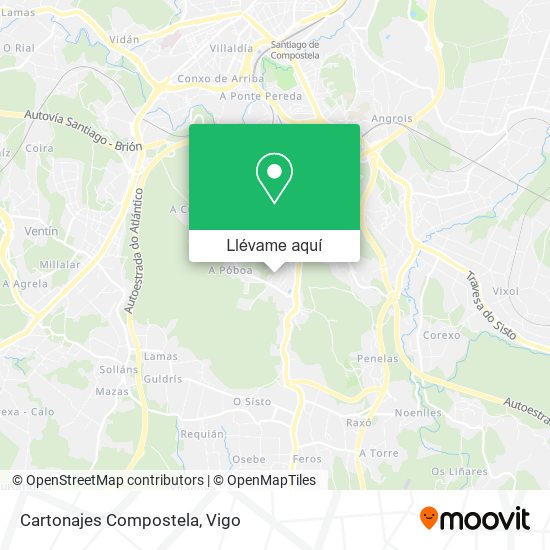 Mapa Cartonajes Compostela