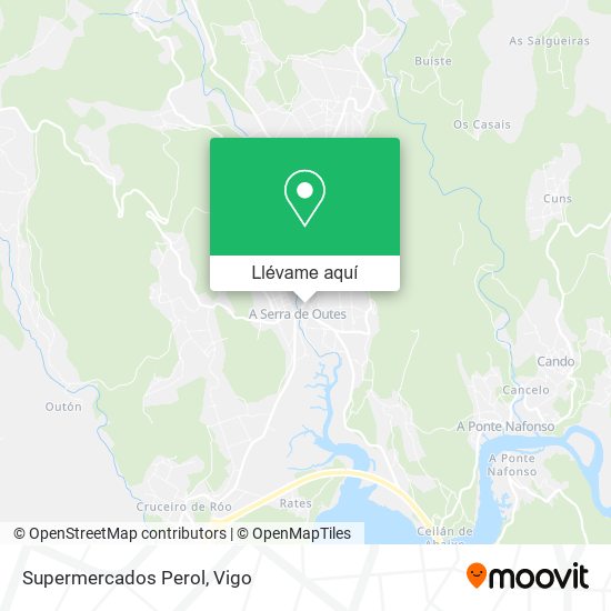 Mapa Supermercados Perol