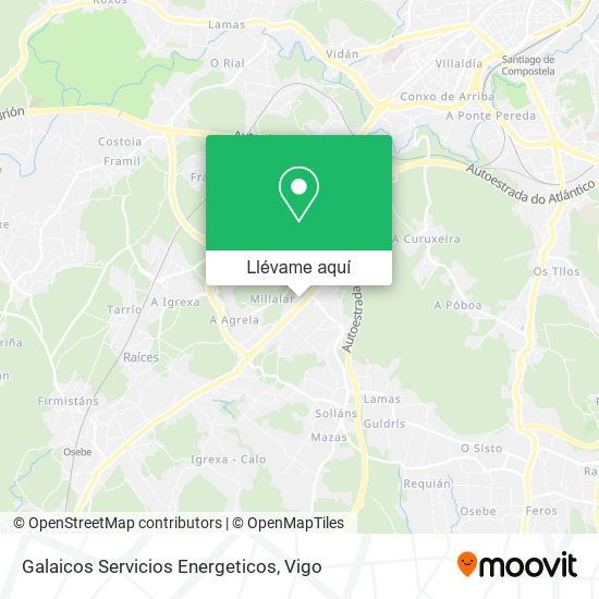 Mapa Galaicos Servicios Energeticos