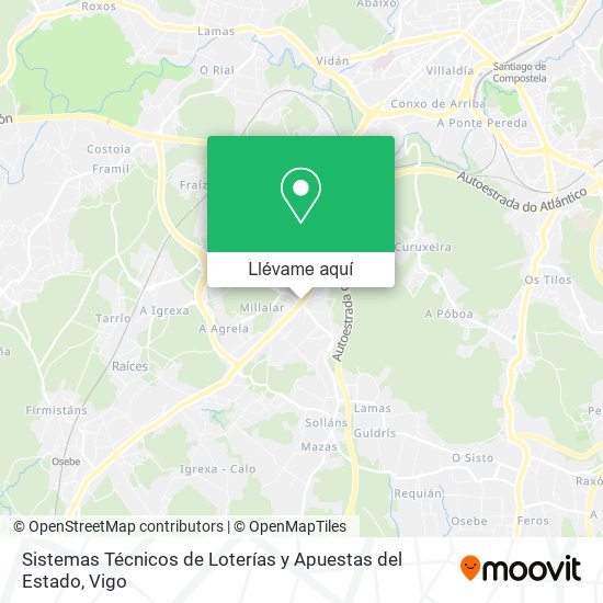 Mapa Sistemas Técnicos de Loterías y Apuestas del Estado
