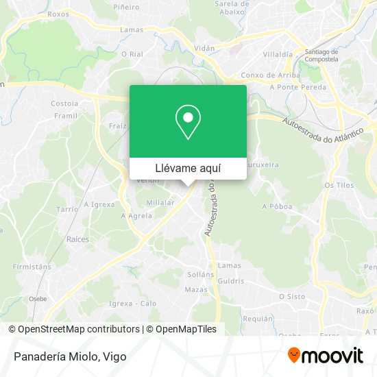 Mapa Panadería Miolo