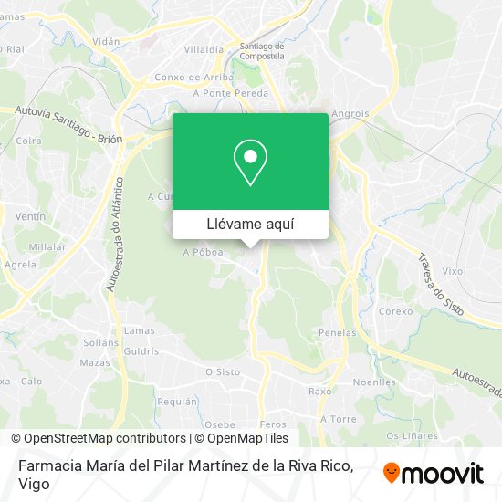 Mapa Farmacia María del Pilar Martínez de la Riva Rico