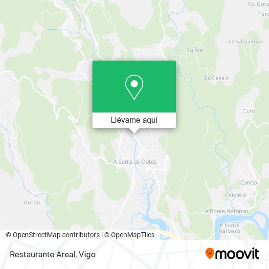 Mapa Restaurante Areal