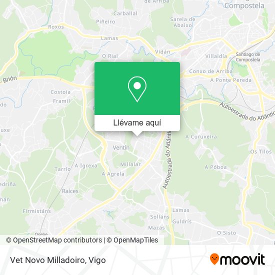 Mapa Vet Novo Milladoiro