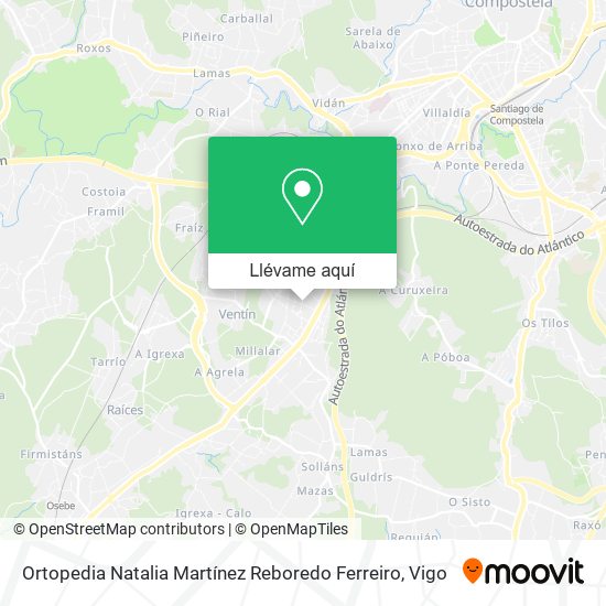 Mapa Ortopedia Natalia Martínez Reboredo Ferreiro