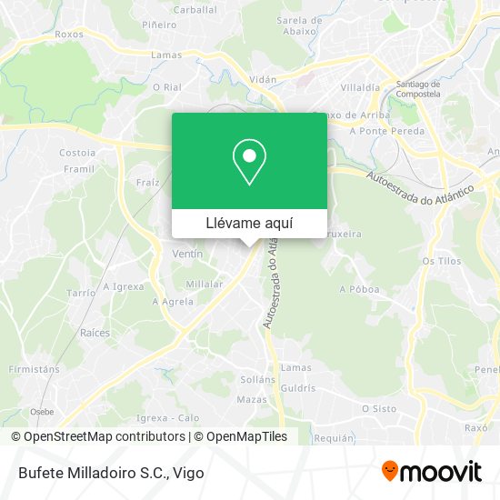 Mapa Bufete Milladoiro S.C.
