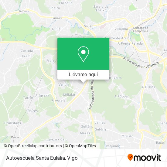 Mapa Autoescuela Santa Eulalia