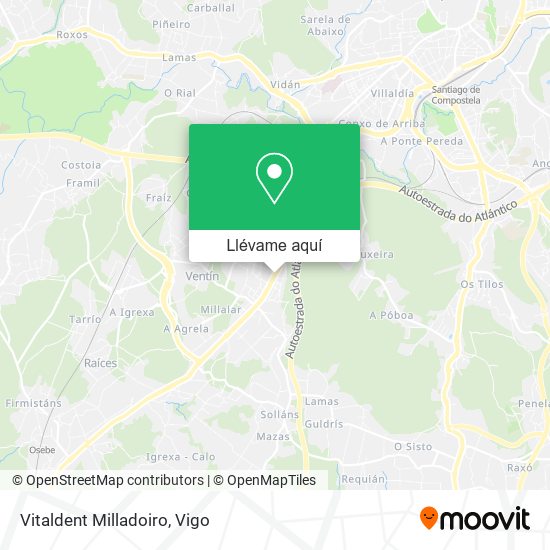 Mapa Vitaldent Milladoiro