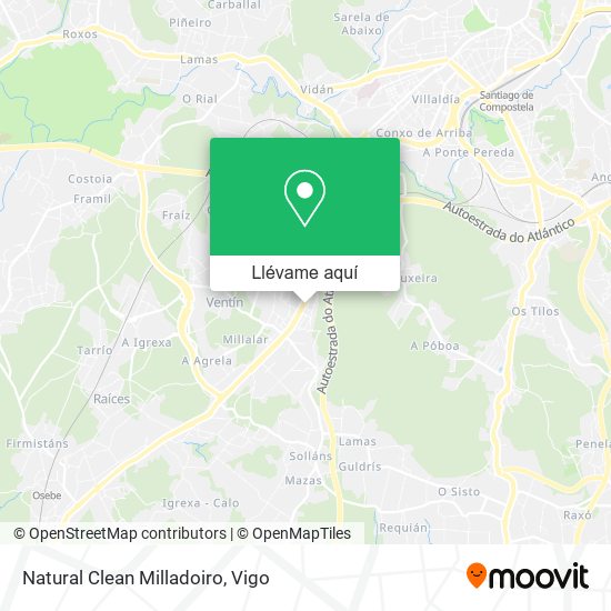 Mapa Natural Clean Milladoiro