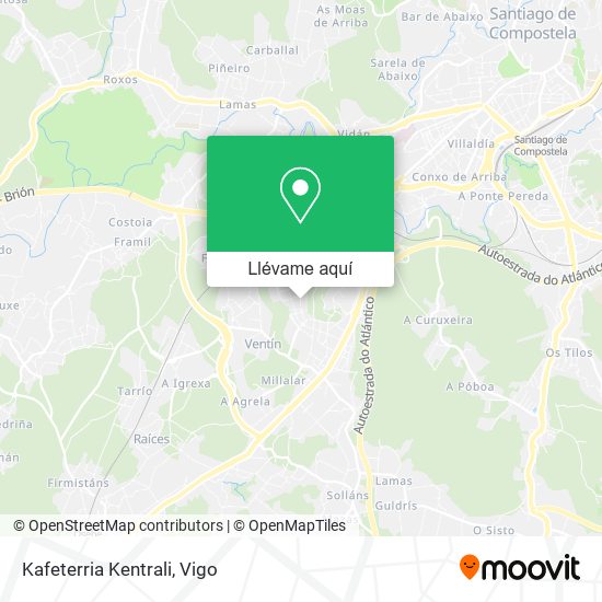 Mapa Kafeterria Kentrali