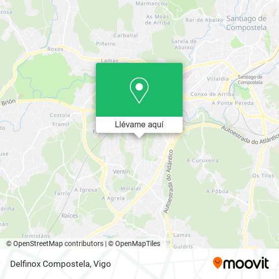 Mapa Delfinox Compostela