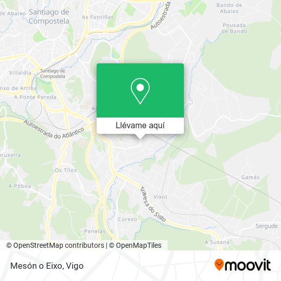 Mapa Mesón o Eixo