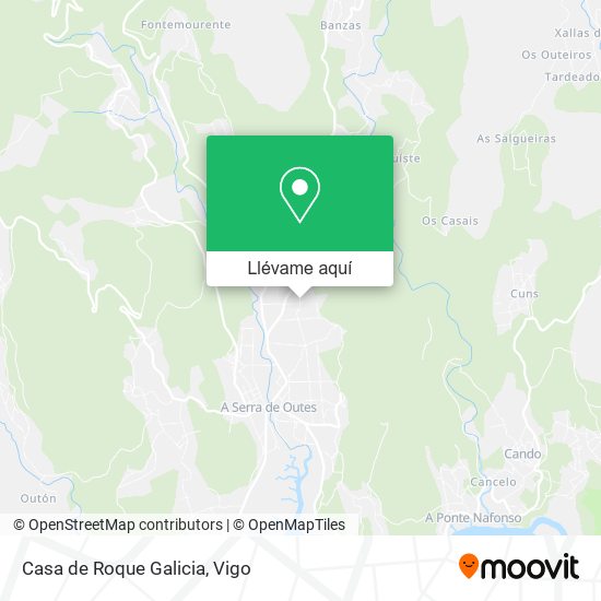 Mapa Casa de Roque Galicia