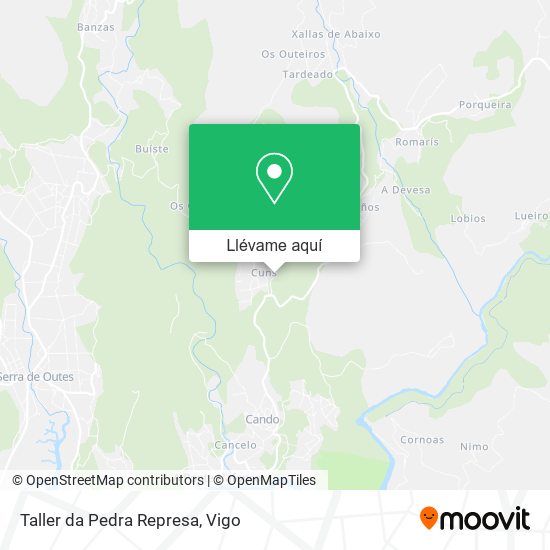 Mapa Taller da Pedra Represa