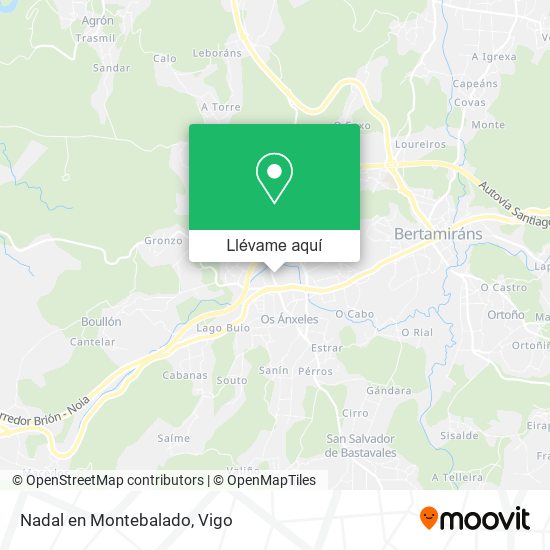 Mapa Nadal en Montebalado