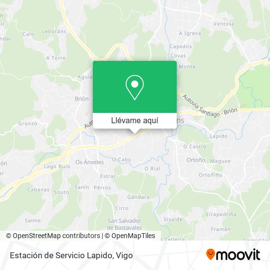 Mapa Estación de Servicio Lapido