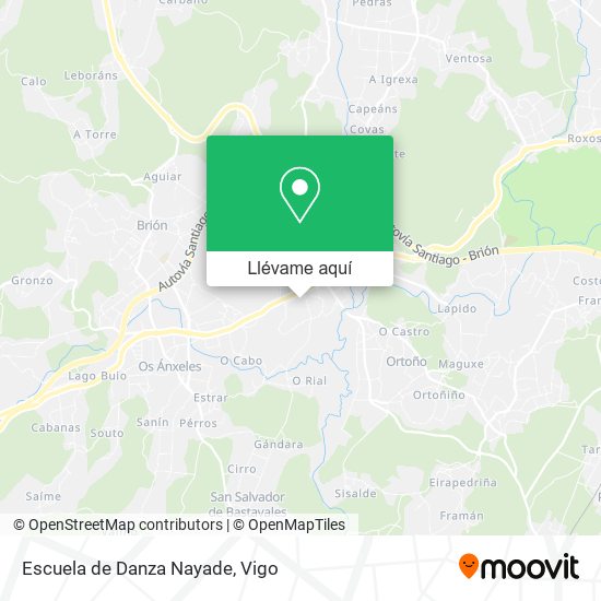 Mapa Escuela de Danza Nayade