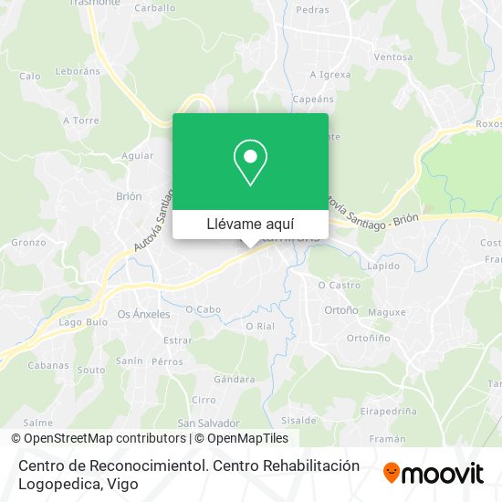 Mapa Centro de Reconocimientol. Centro Rehabilitación Logopedica
