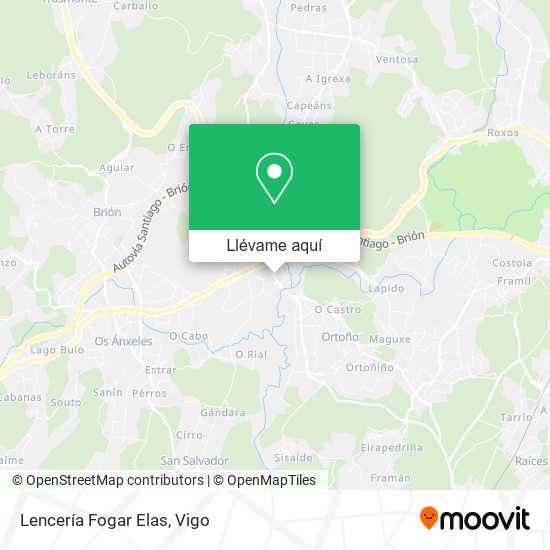 Mapa Lencería Fogar Elas