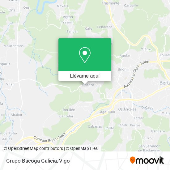 Mapa Grupo Bacoga Galicia