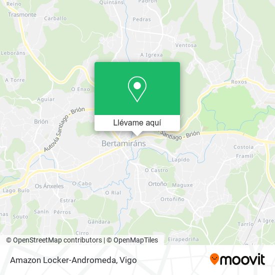 Mapa Amazon Locker-Andromeda