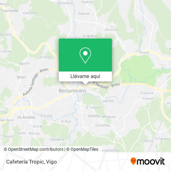 Mapa Cafetería Tropic