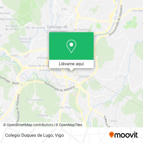 Mapa Colegio Duques de Lugo