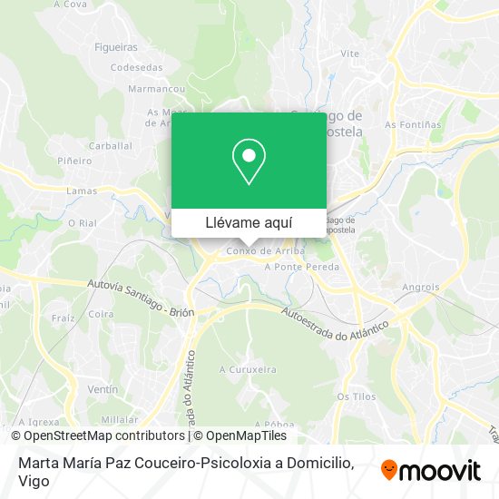 Mapa Marta María Paz Couceiro-Psicoloxia a Domicilio