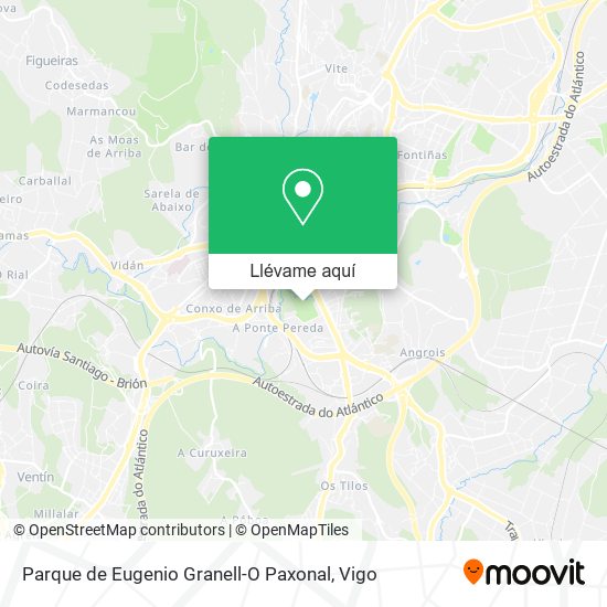 Mapa Parque de Eugenio Granell-O Paxonal