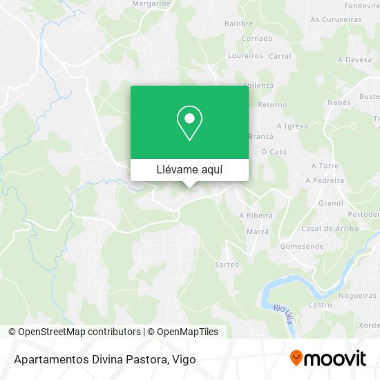 Mapa Apartamentos Divina Pastora