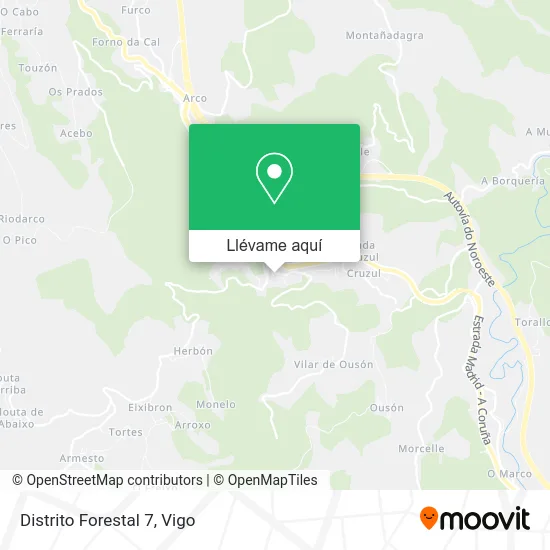 Mapa Distrito Forestal 7