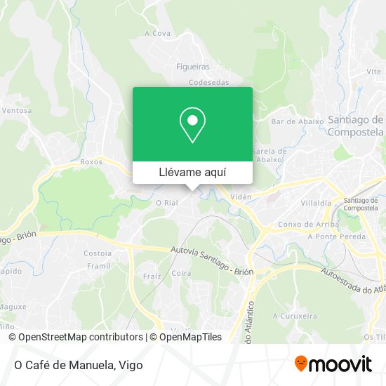Mapa O Café de Manuela