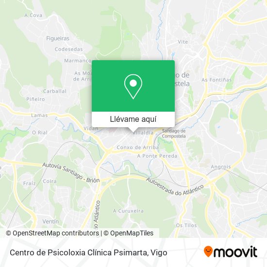 Mapa Centro de Psicoloxia Clínica Psimarta