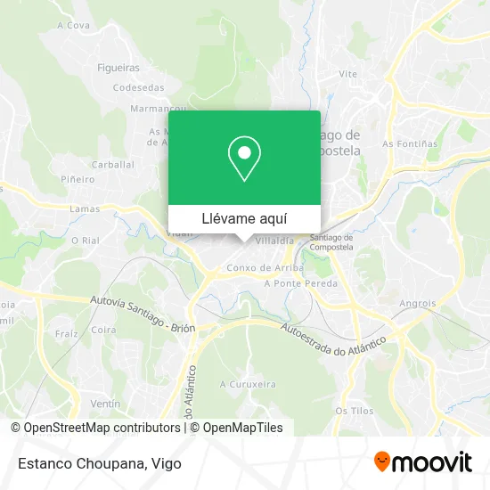 Mapa Estanco Choupana