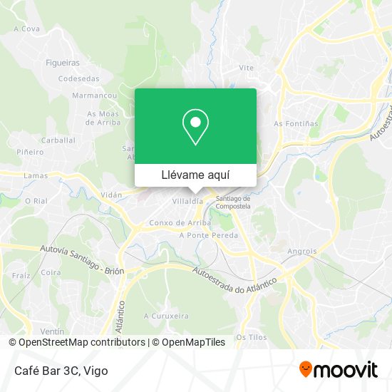 Mapa Café Bar 3C