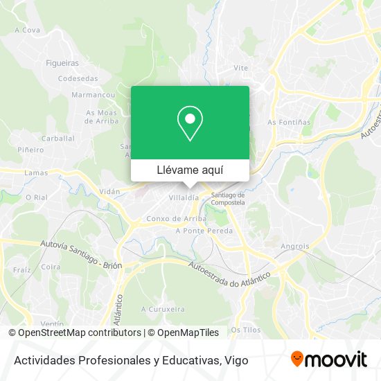 Mapa Actividades Profesionales y Educativas